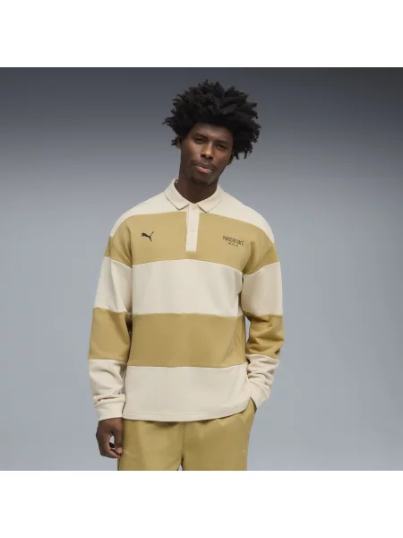 PUMA bluza polo Porsche Legacy Akcesoria S beżowy