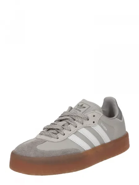 ADIDAS ORIGINALS Nízke tenisky SAMBAE sivá / biela