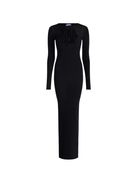 Rochie maxi Jean Paul Gaultier cu autograf negru