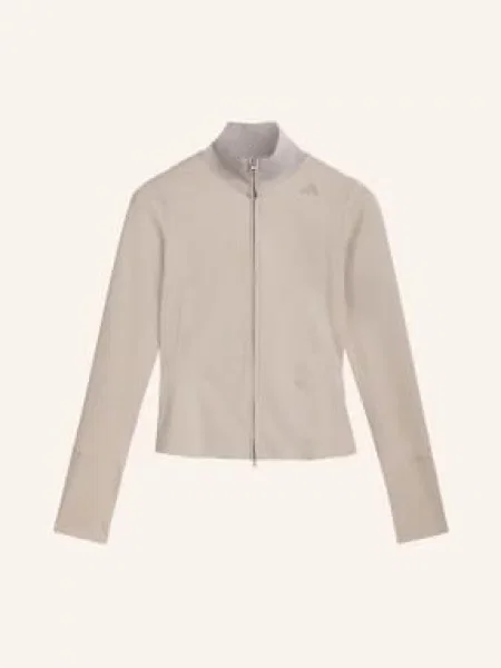 Adidas Tréninková Bunda světle hnědá