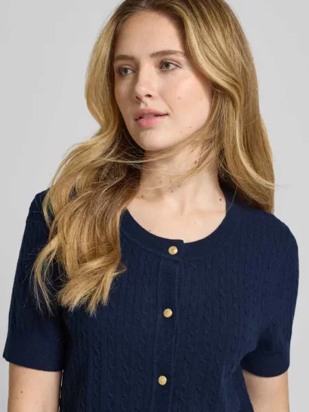 Tommy Hilfiger kardigan wełniany granatowy