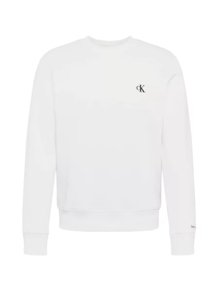 Palton Calvin Klein Jeans cu broderie alb