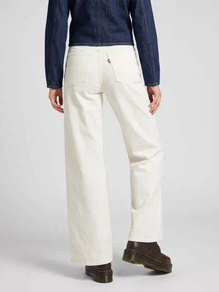 Blugi cu picior larg Levi's® alb