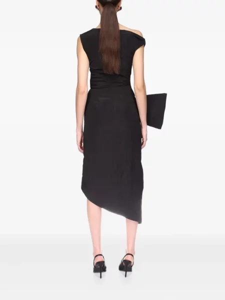 Rochie David Koma cu funde de costum negru