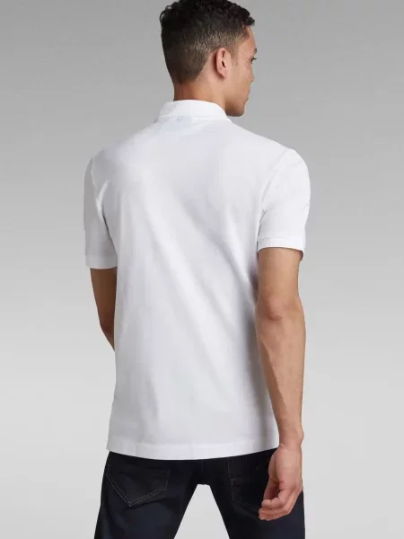 Поло G-star Raw біле