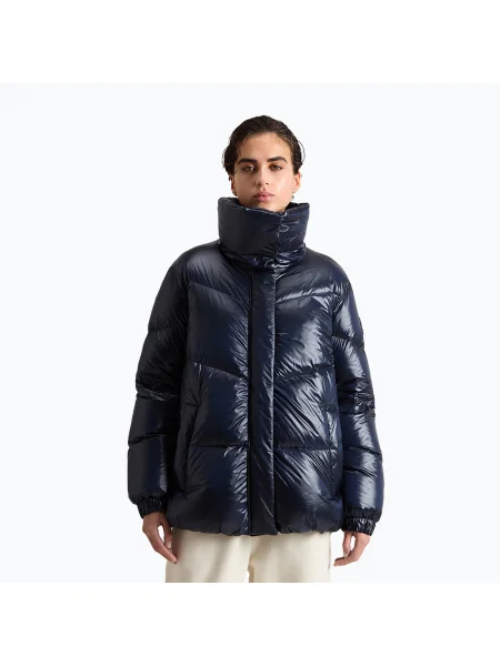 Woolrich női Aliquippa Puffer kabát melton kék. Méret: M kék