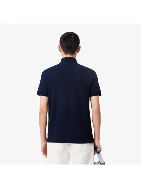 Lacoste Koszulka Polo Paris Stretch Piqué Regular Fit granatowa