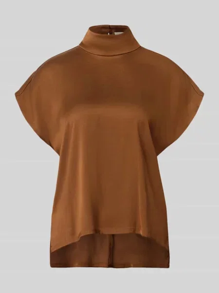 Bluzka o kroju regular fit z satyny model ALARIA' Drykorn