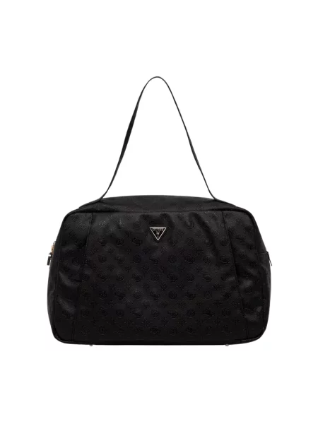 Guess torebka shopper z imitacji skóry DEVON czarna