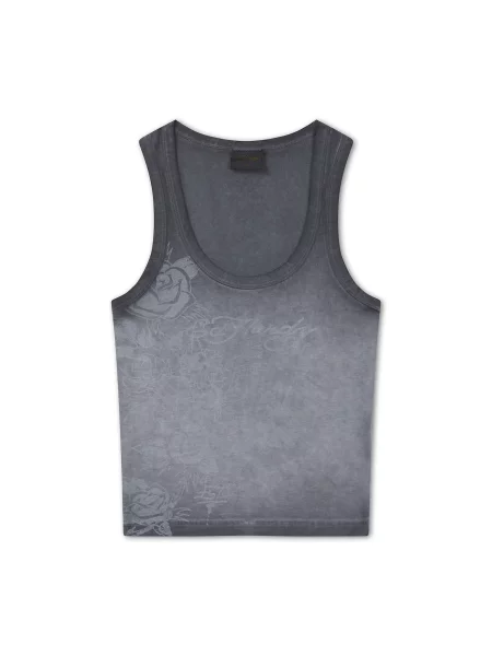 Ed Hardy Top modrosivá čierna