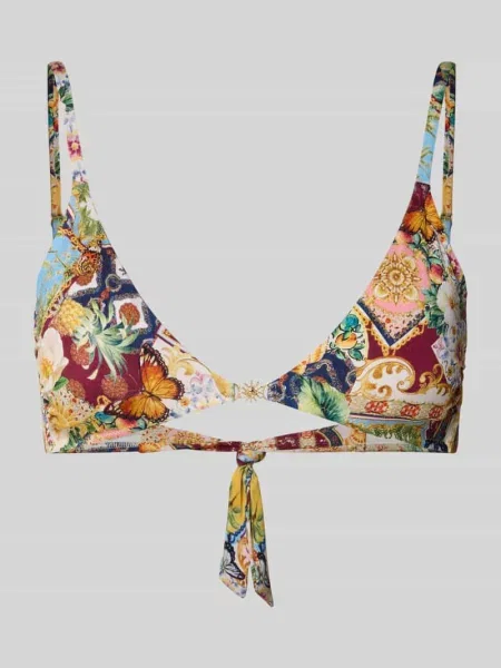 Góra od bikini ze sznurowaniem na plecach Watercult beżowe