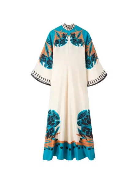 Maksi sukienka maxi La Doublej w kwiatki garniturowa