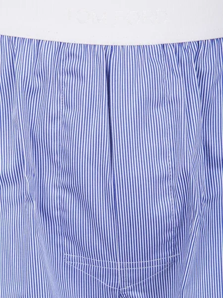 Pantaloni scurți Tom Ford cu dungi albastru