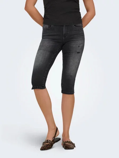 ONLY Džínsy ONLWAUW denim čierny