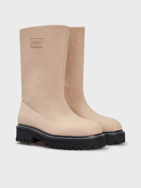 Сапоги Prpy бежевые