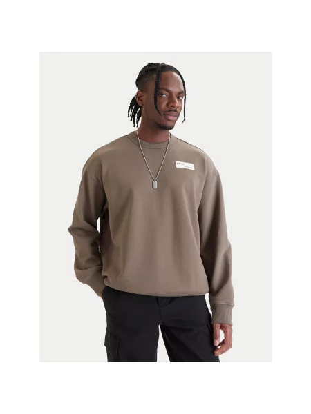 G-Star Raw Pulóver HB Badge Relaxed Fit zöld
