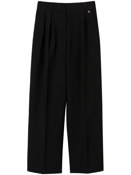 Spodnie Twinset plisowane czarne