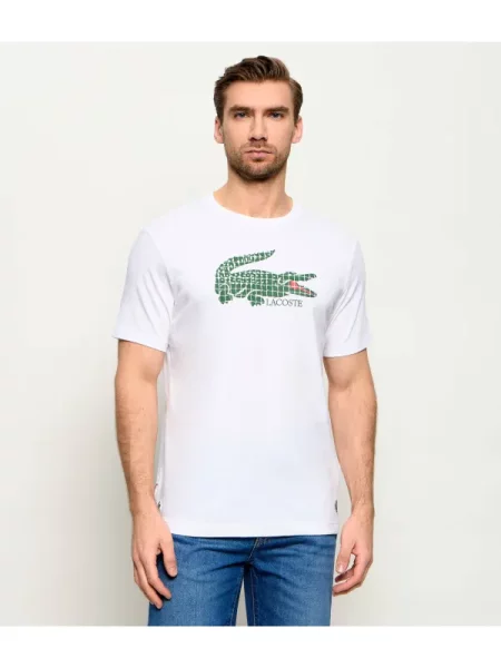 Lacoste tricou pentru bărbați cu bej