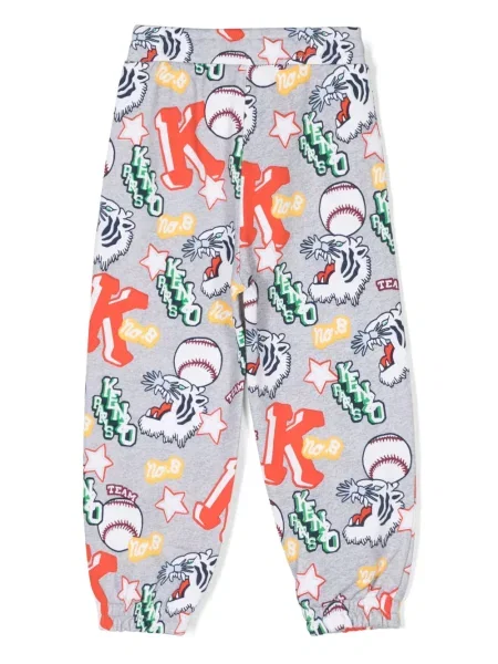 Spodnie dziecięce Kenzo szare