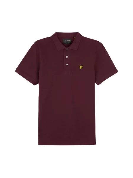 Koszulka polo Lyle & Scott brązowa