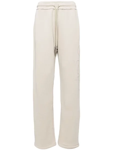 Pantaloni Off-white alergare cu autograf alb