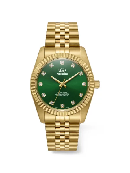 Ceas Richelieu Swiss verde