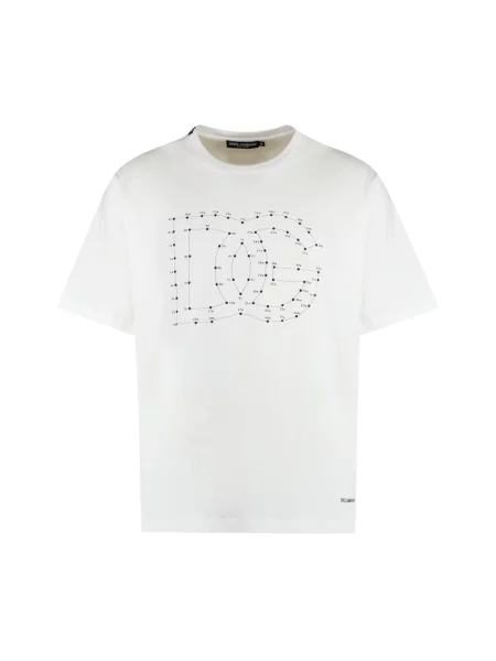 Koszulka Dolce And Gabbana z logo biała