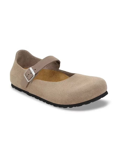 Замшевые балетки Birkenstock
