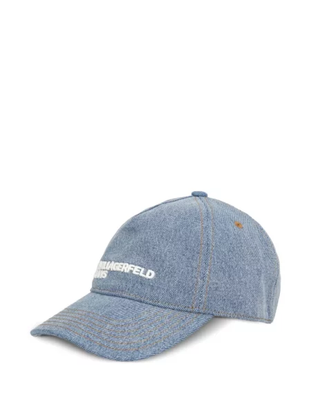Șapcă Karl Lagerfeld Jeans cu broderie albastru