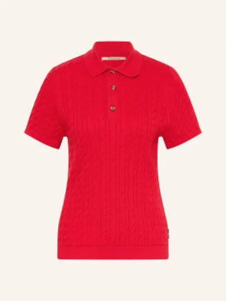 Barbour Dzianinowa Koszulka Polo rot czerwone