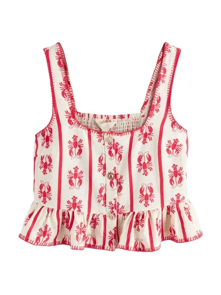 Next Top / roșu bej