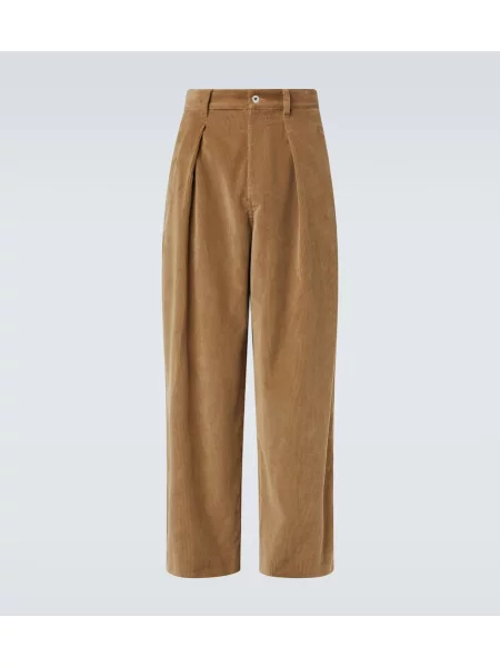 Pantaloni Jw Anderson de catifea cord bej