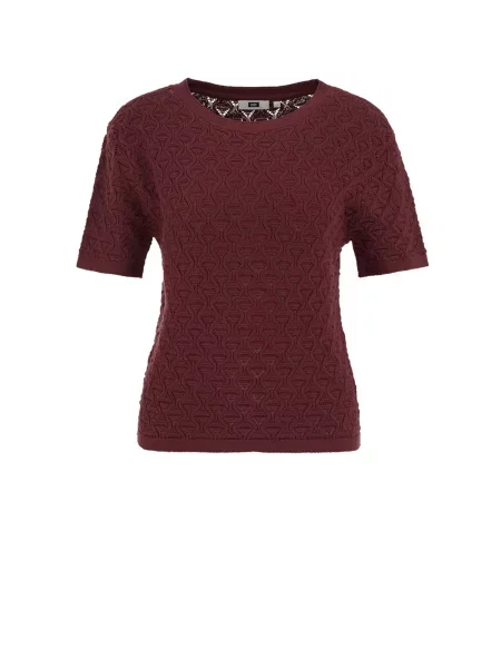 WE Fashion Pulover roşu închis