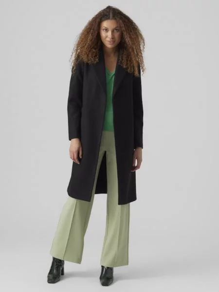 Παλτό Vero Moda μαύρο