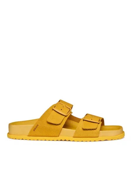 Geox Natikači D Sandybett rumena