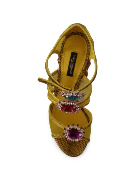 Sandále Dolce & Gabbana žltá