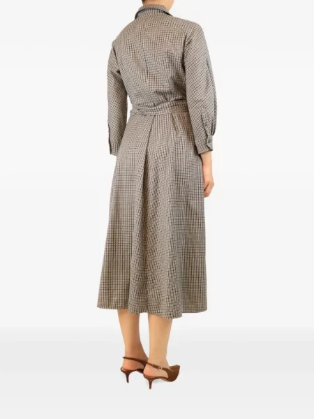 Cu centură rochie Weekend Max Mara maro