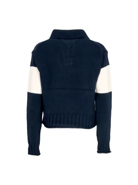 Sweter Tommy Jeans niebieski