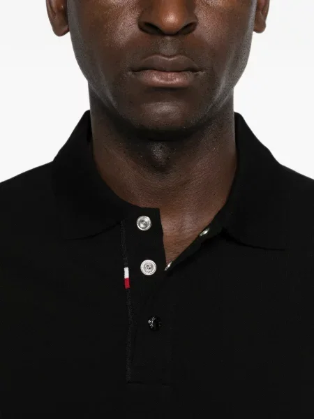Scurt tricou polo Moncler negru