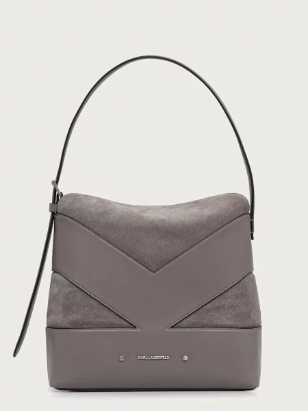 Geantă shopper Karl Lagerfeld gri