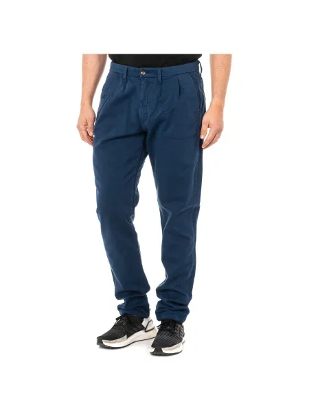 Pantaloni La Martina albastru