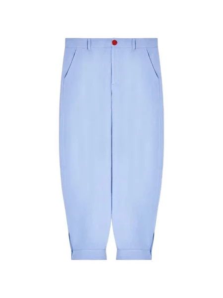 Pantaloni Giorgio Armani conici albastru
