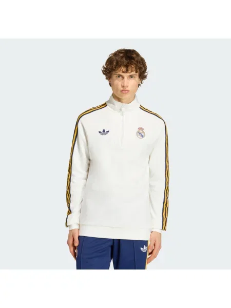 Mikina Real Madrid Originals Half bílá