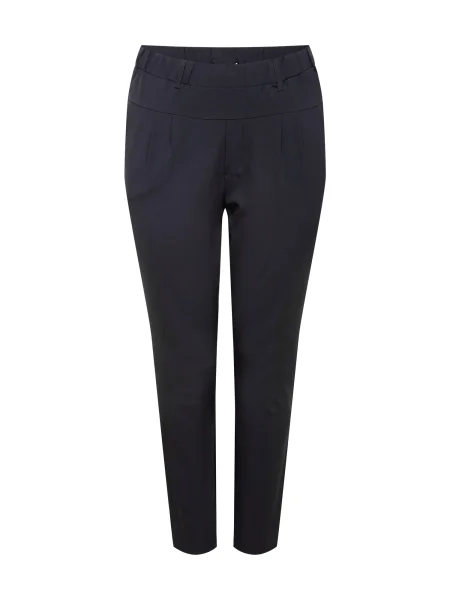 KAFFE CURVE Élére vasalt nadrágok Jia' fekete