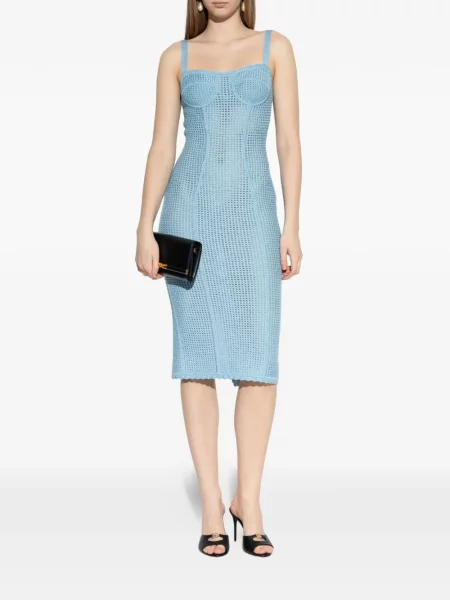 Šaty Dolce & Gabbana modrá