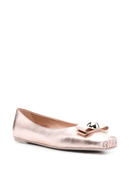 Balerinos Ferragamo su lankeliu rožinė