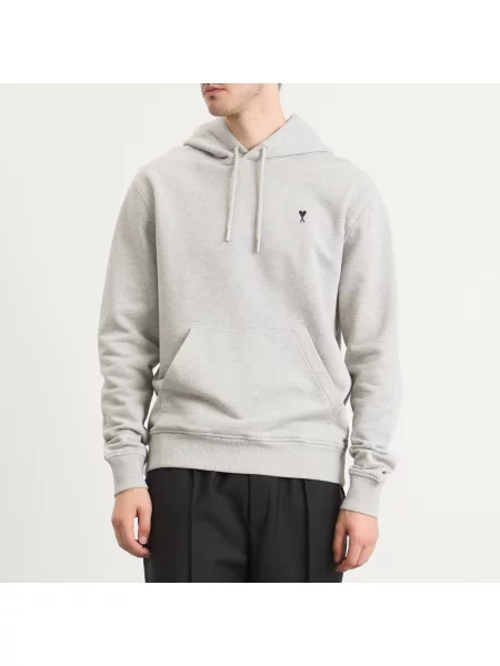 Bluza z kapturem Ami Paris szara