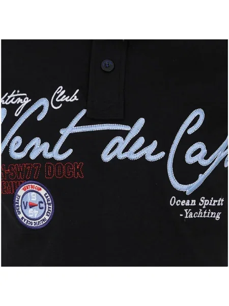Polokošeľa Vent Du Cap čierna