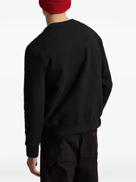 Scurt șapcă Polo Ralph Lauren cu broderie din jerseu maro