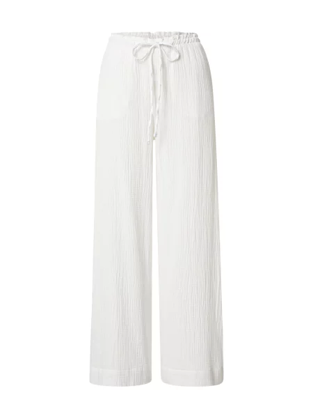 Gina Tricot Nadrág Gauze' fehér
